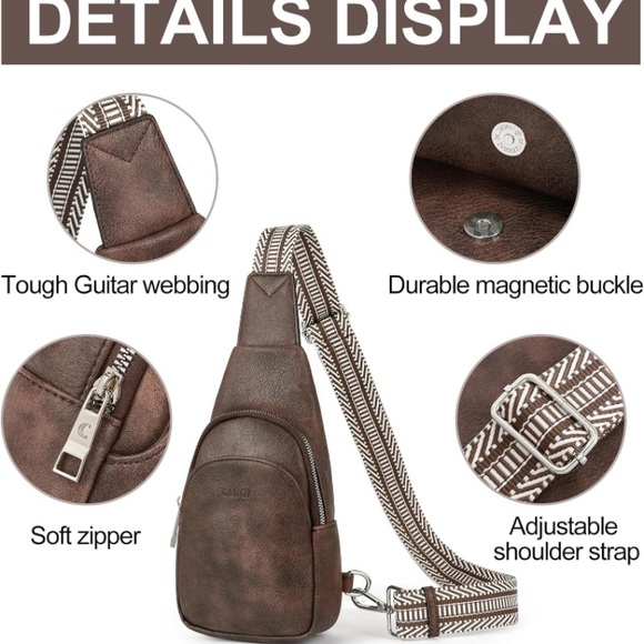 NWOT. Small crossbody bag. - Picture 4 of 6